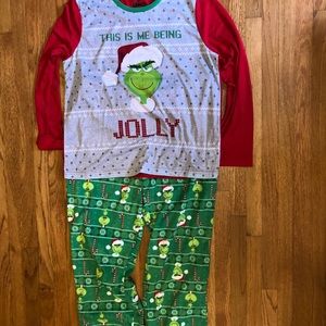 Size large Grinch Pjs